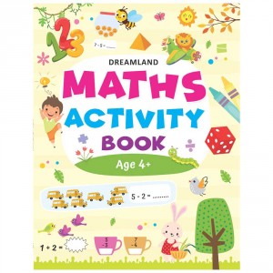 Dreamland Maths Activity Book - 4 +